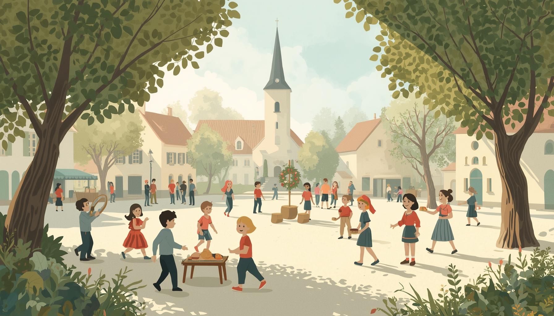 Feste für Kinder, Familien, regionale Bräuche, Recht und Ökumene